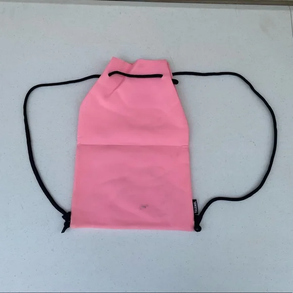 Two triangl drawstring bags Triangl Drawstring Black Neoprene Beach Bikini Swimsuit  main image 3